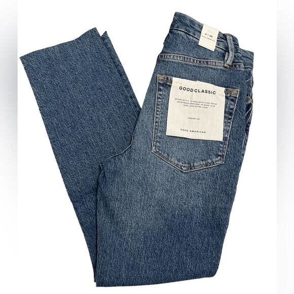 *NWT, Good American, Women’s, Good Classic Jeans, Size 2, Indigo Blue - Picture 5 of 5